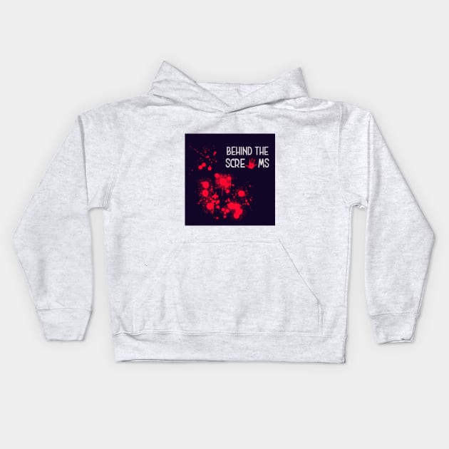 Title Logo Kids Hoodie by Behind The Screams Podcast